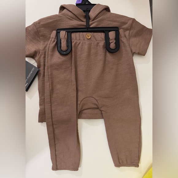 Brown Kids Shirt & Pants Set - Picture 2 of 2